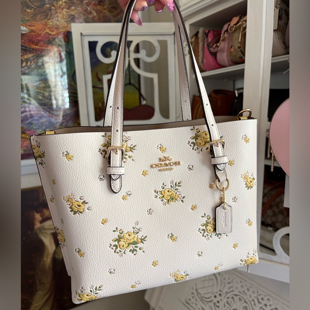 Coach Floral Mollie Tote 25